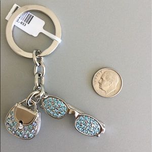 Swarovski Element Sunglasses Purse Key Ring Holder