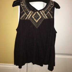 Free people embellished tank top