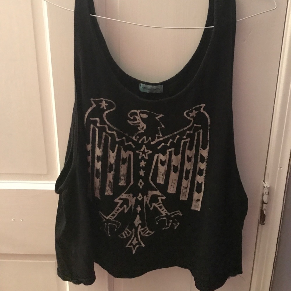 Black tank top