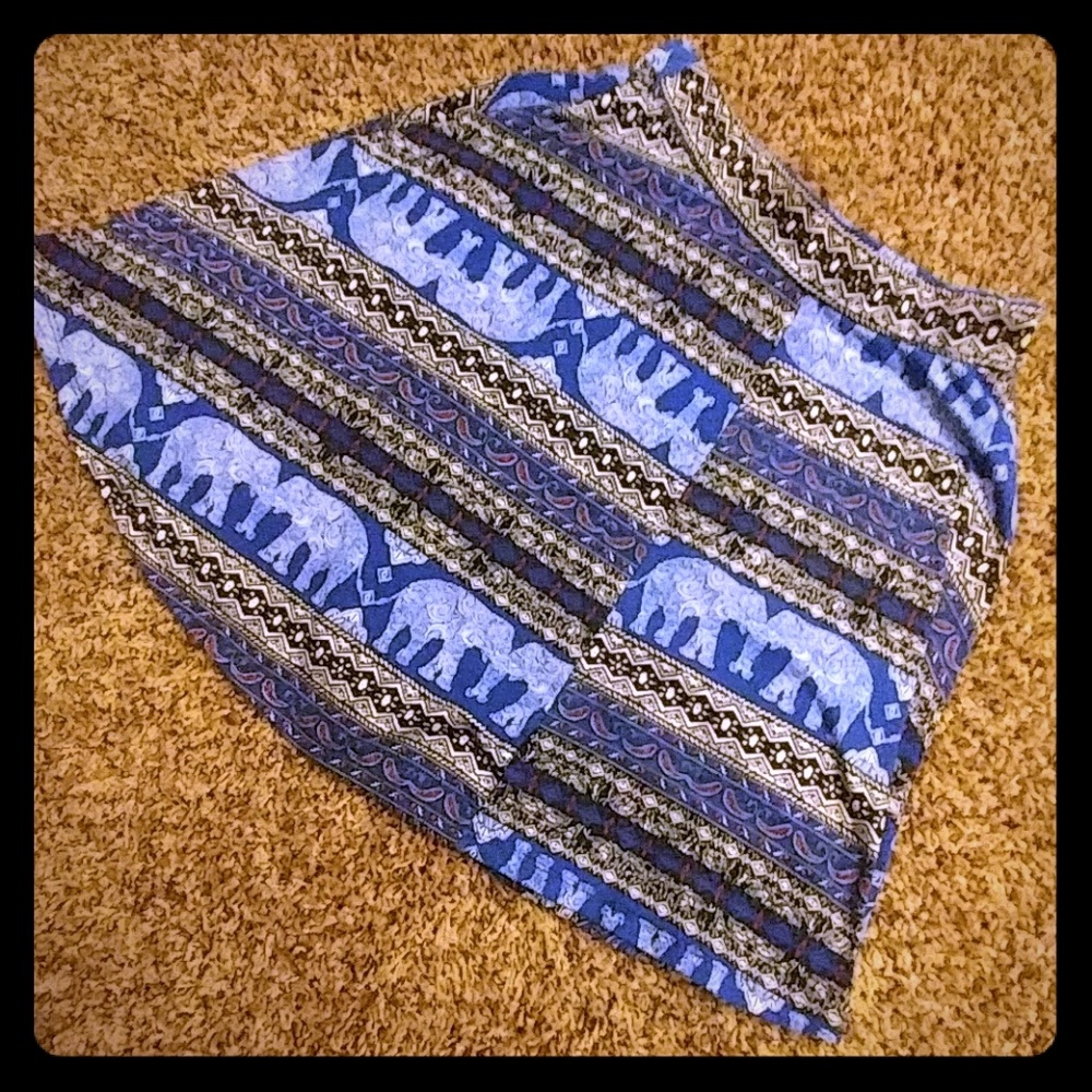 Rue21 Boho Mini Skirt