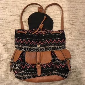 Aztec Print Mini backpack