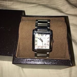 Michael Kors silver tone watch