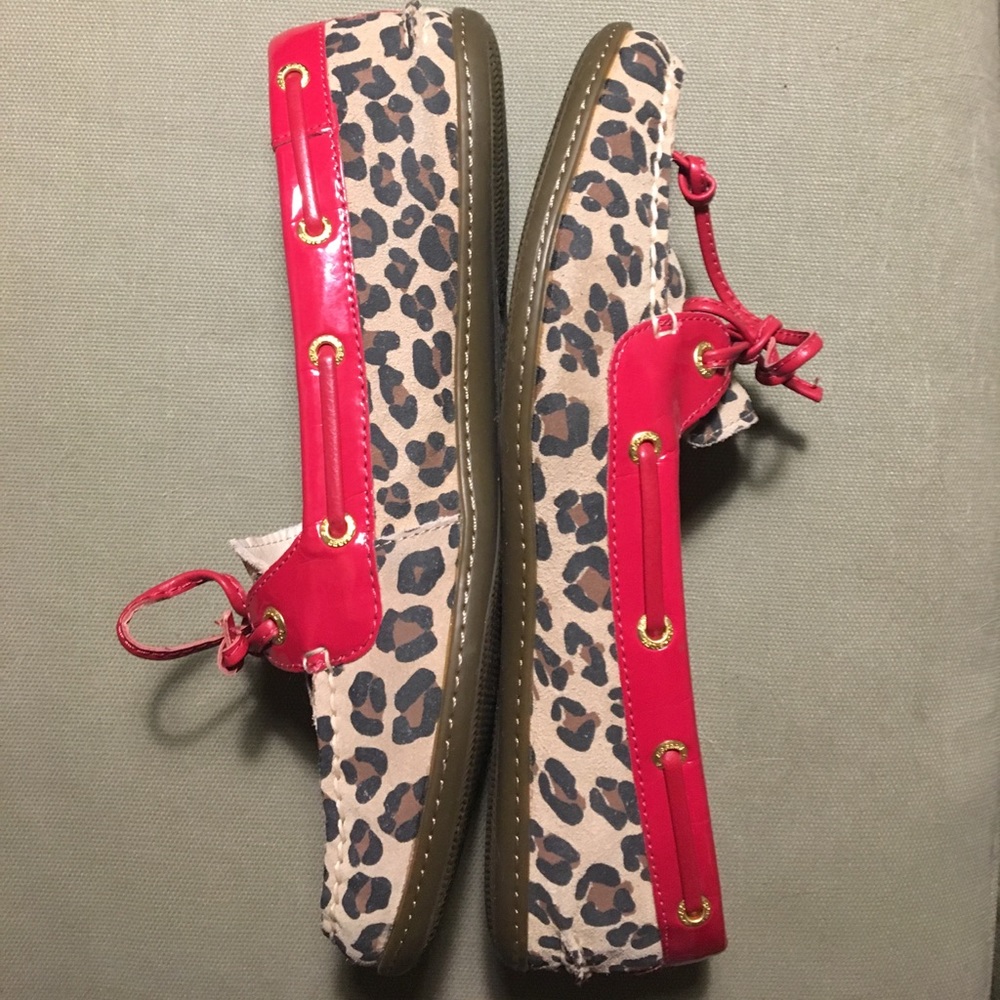 Sperry Top Sider leopard print