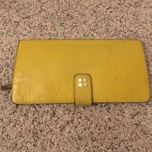 Kate Spade ostrich leather wallet
