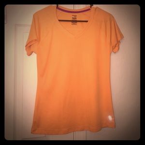 Orange activewear tee