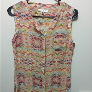 Cabi Sleeveless button down Tunic - Size S