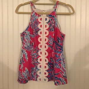 Lilly pulitzer top *only worn once*