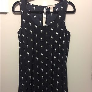 Banana Republic Sleeveless Flamingo Tunic - Size 2