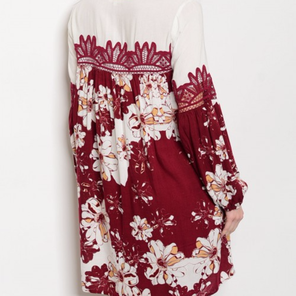 💥LAST 1💥Floral print tunic Dress - Picture 2 of 2