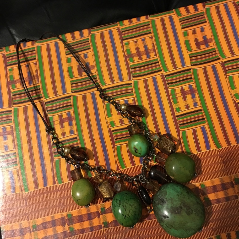 Just be you in a fabulous stone necklace!
