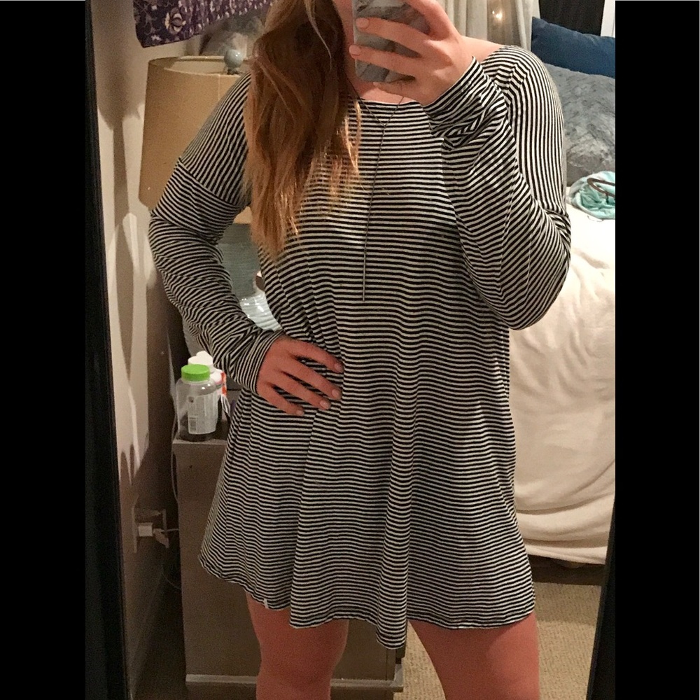 Volcom Striped T-Shirt Dress