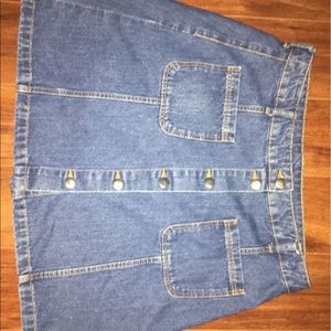 Denim skirt