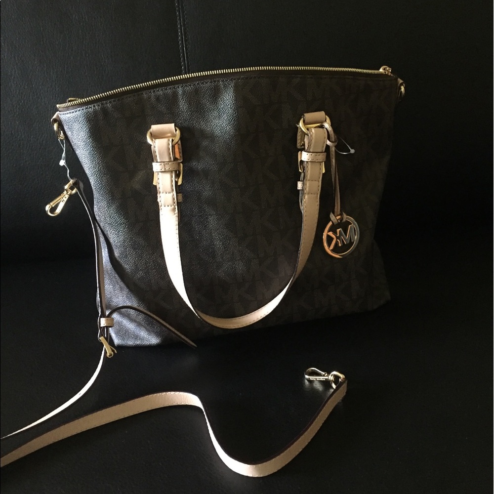 Black and Brown Michael Kors Purse