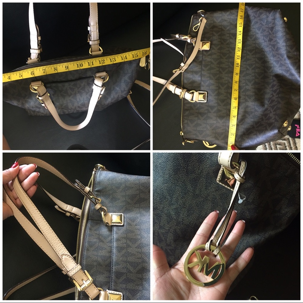 Black and Brown Michael Kors Purse - Picture 2 of 4
