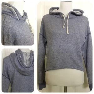 Mossimo Purple Cropped Hoodie (M)