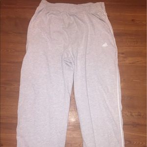Adidas Fleece track pants gray XL Men's Adidas Fleece track pants gray XL Men's