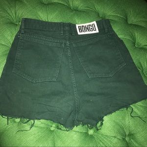 High waisted denim cutoffs. So cute!
