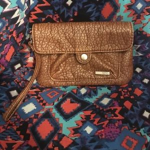 Aeropostale brown wristlet