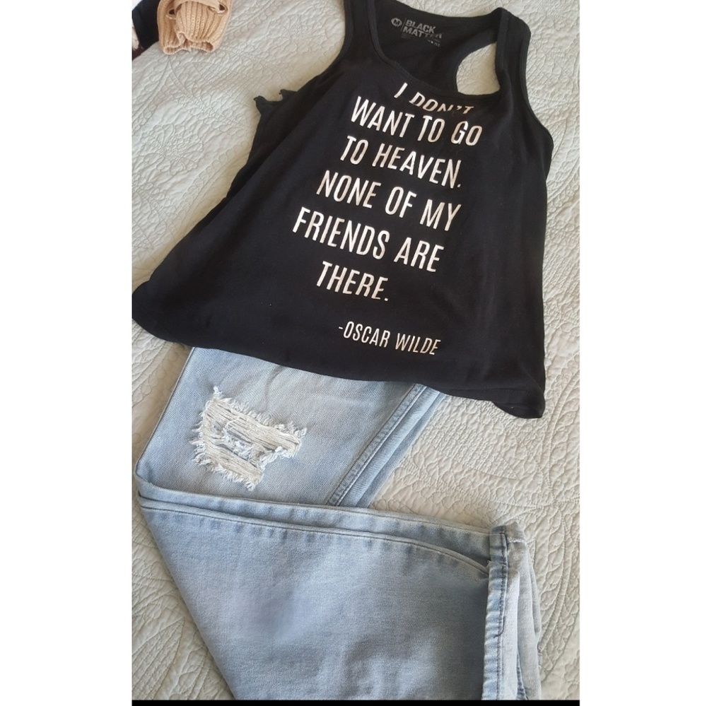 NWT American Blue distressed boyfriend Jeans