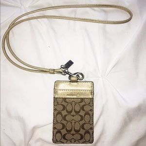 Coach lanyard