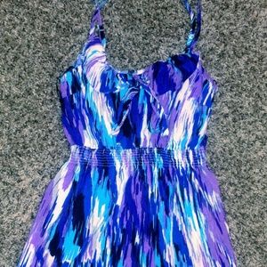 Ikat print dress 👗