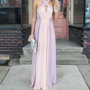 Color block Maxi dress NEW