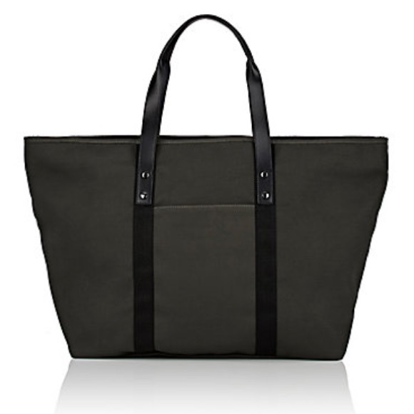 Barneys New York Handbags - NWT Barneys NY Lucy Large Weekender Bag, Olive