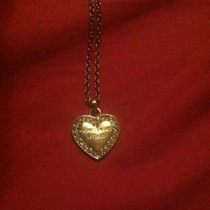 Michael kors heart necklace