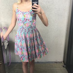 Colorful party dress