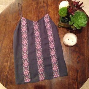 Urban Outfitters Embroidered Tank Top