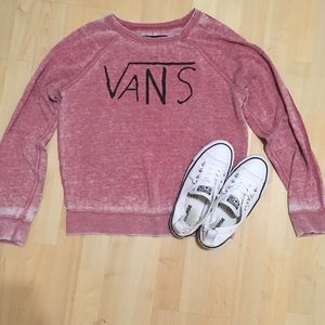 Vans Distressed Red Sweater