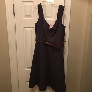 Slate gray swing dress