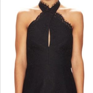 Keepsake urban outfitters black lace dress XS