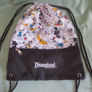disneyland drawstring bag