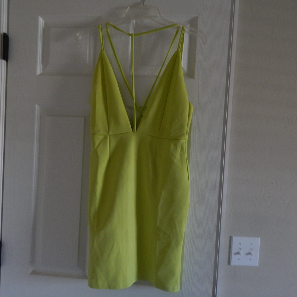 NWT Lime Green Missguided Dress