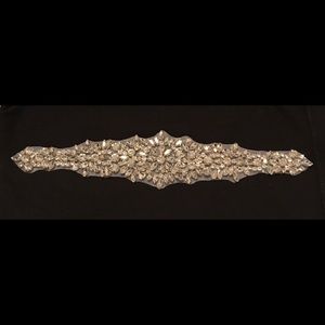 Jeweled dress belt