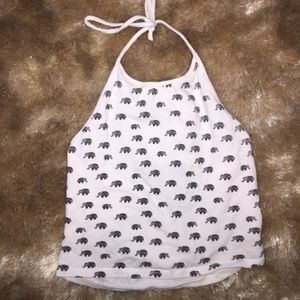 Printed Halter Top
