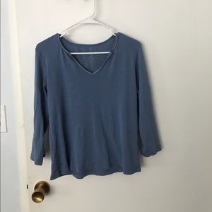 Blue v neck vintage shirt