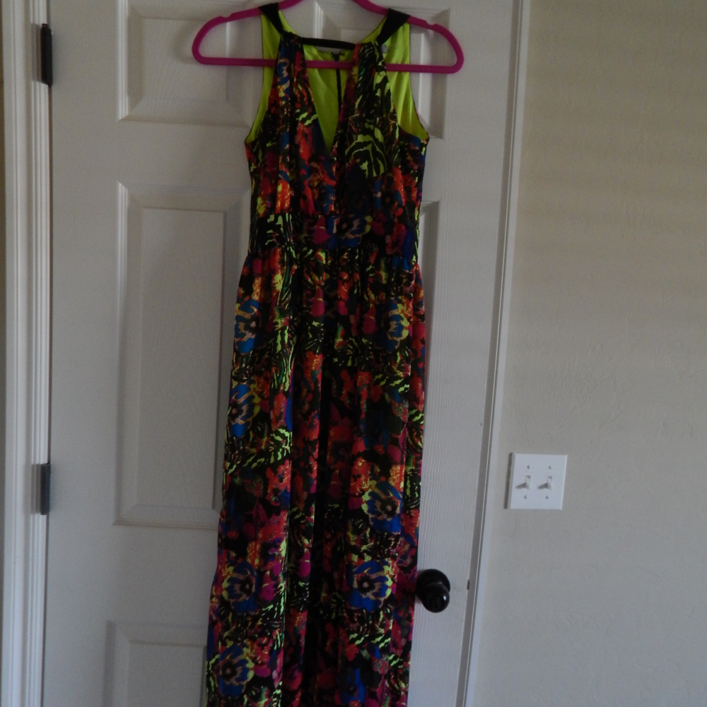Andrew Marc New York Maxi Dress with Slit