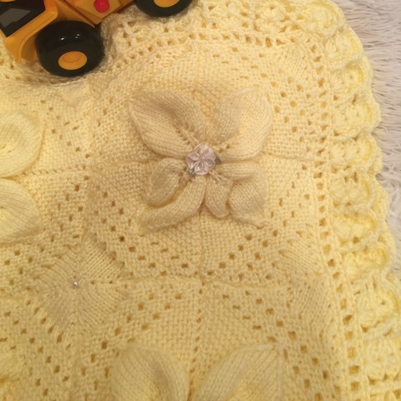Beautiful baby blanket knitted by me💞 - Picture 3 of 4