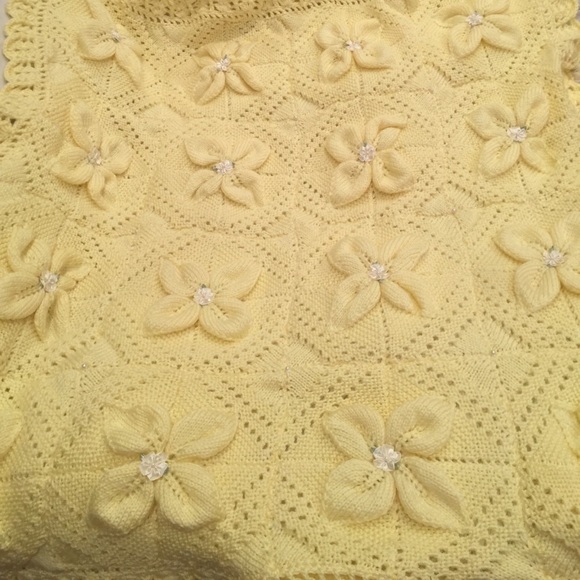 Beautiful baby blanket knitted by me💞 - Picture 2 of 4
