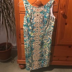 Lilly Pulitzer Dress, Gold detail, Never worn!