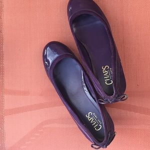 PURPLE PATENT LEATHER & SUEDE SHOES!