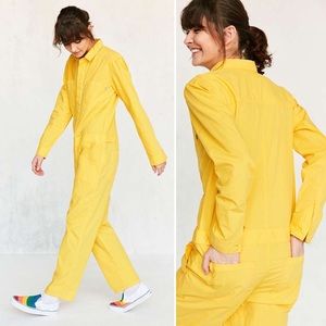 urban outfitters yellow jumpsuit