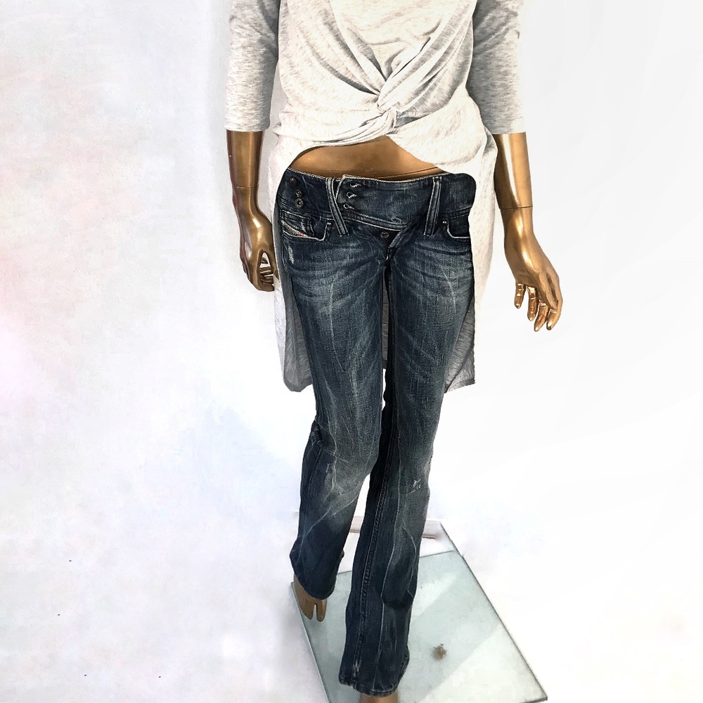 Diesel Cherock Stretch Slim Bootcut Jeans sz 26