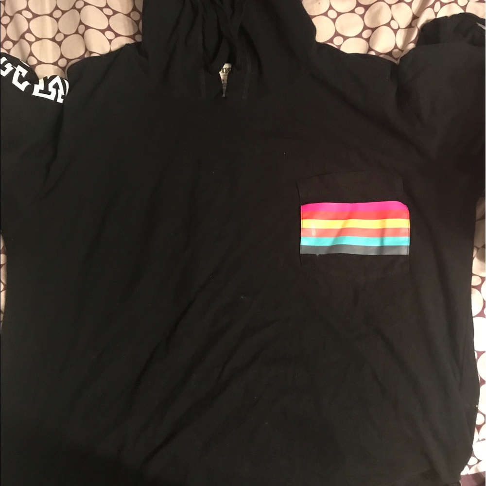 PINK hoodie with a PINK lunch box ( Sold)