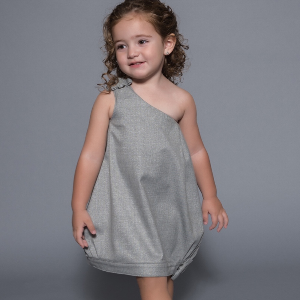 Lofty Dress in Silver