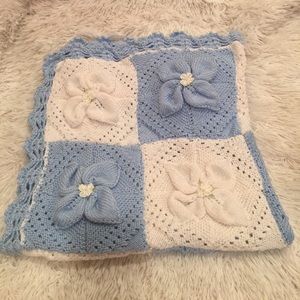 ✨HP✨Beautiful baby blanket knitted by me 💞