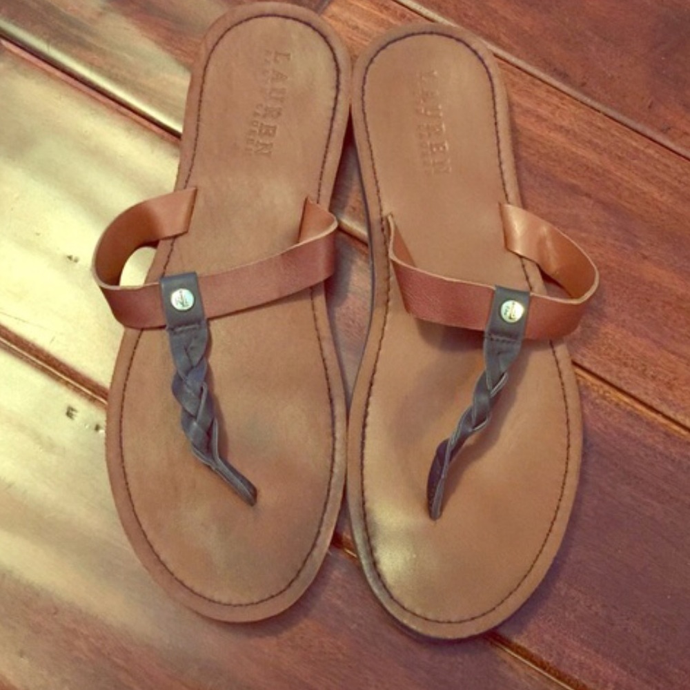 Ralph Lauren navy sandals