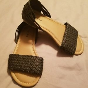 Torrid Black Sandals sz. 7 wide
